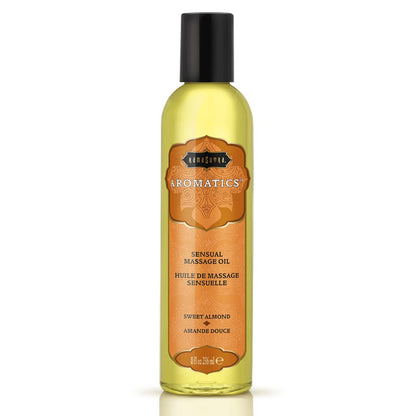 KAMA SUTRA Aromatics Sweet Almond Massage Oil 8oz – Warming, Sensual for Couples