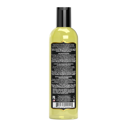 KAMA SUTRA Aromatics Sweet Almond Massage Oil 8oz – Warming, Sensual for Couples