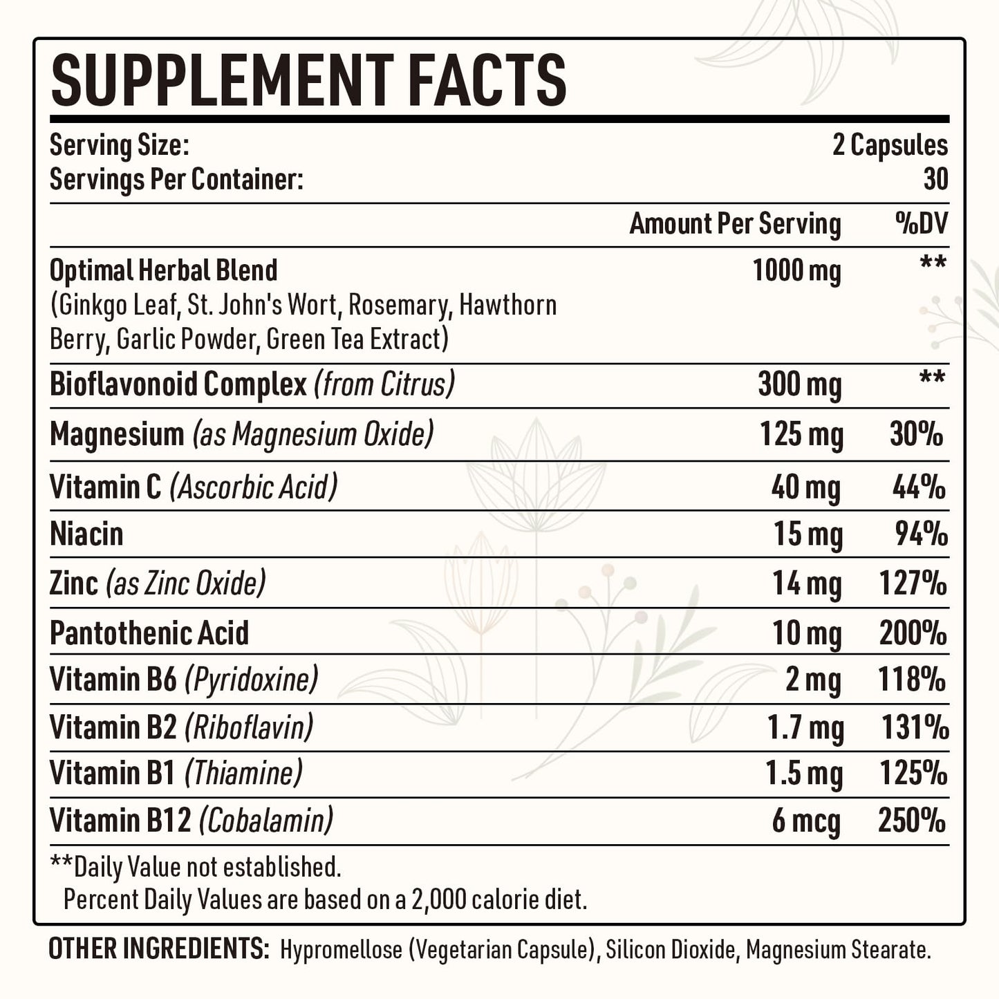 Kanacoufce 1500MG Tinnitus for Ringing Ears, Tinnitus Supplemen, 60 Capsules