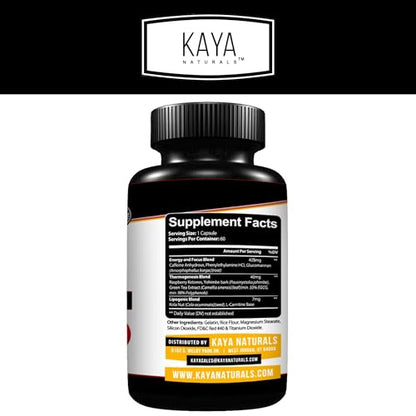 Kaya Naturals Supreme Fat Burner – Weight Loss Pills for Women & Men