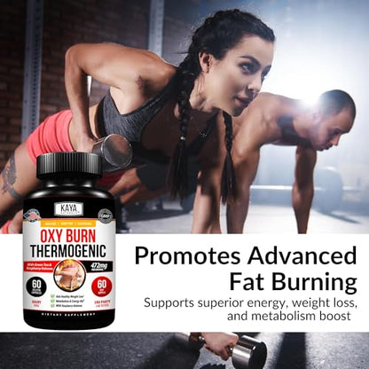 Kaya Naturals Supreme Fat Burner – Weight Loss Pills for Women & Men