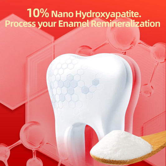 KeLeek 10% Nano-Hydroxyapatite Toothpaste – Enamel Remineralization, Sensitivity Relief, Whitening (120ml)