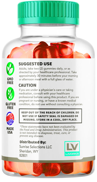 (3 Pack) Keto IQ ACV Gummies – Premium All-Natural Apple Cider Vinegar Formula, 180 Gummies