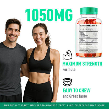 (3 Pack) Keto IQ ACV Gummies – Premium All-Natural Apple Cider Vinegar Formula, 180 Gummies
