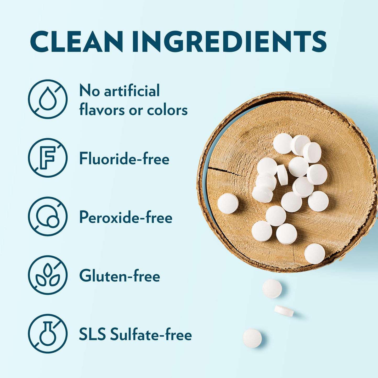Bubblegum Toothpaste Tablets - Nano Hydroxyapatite, Fluoride-Free, 350 ct | Ecofam