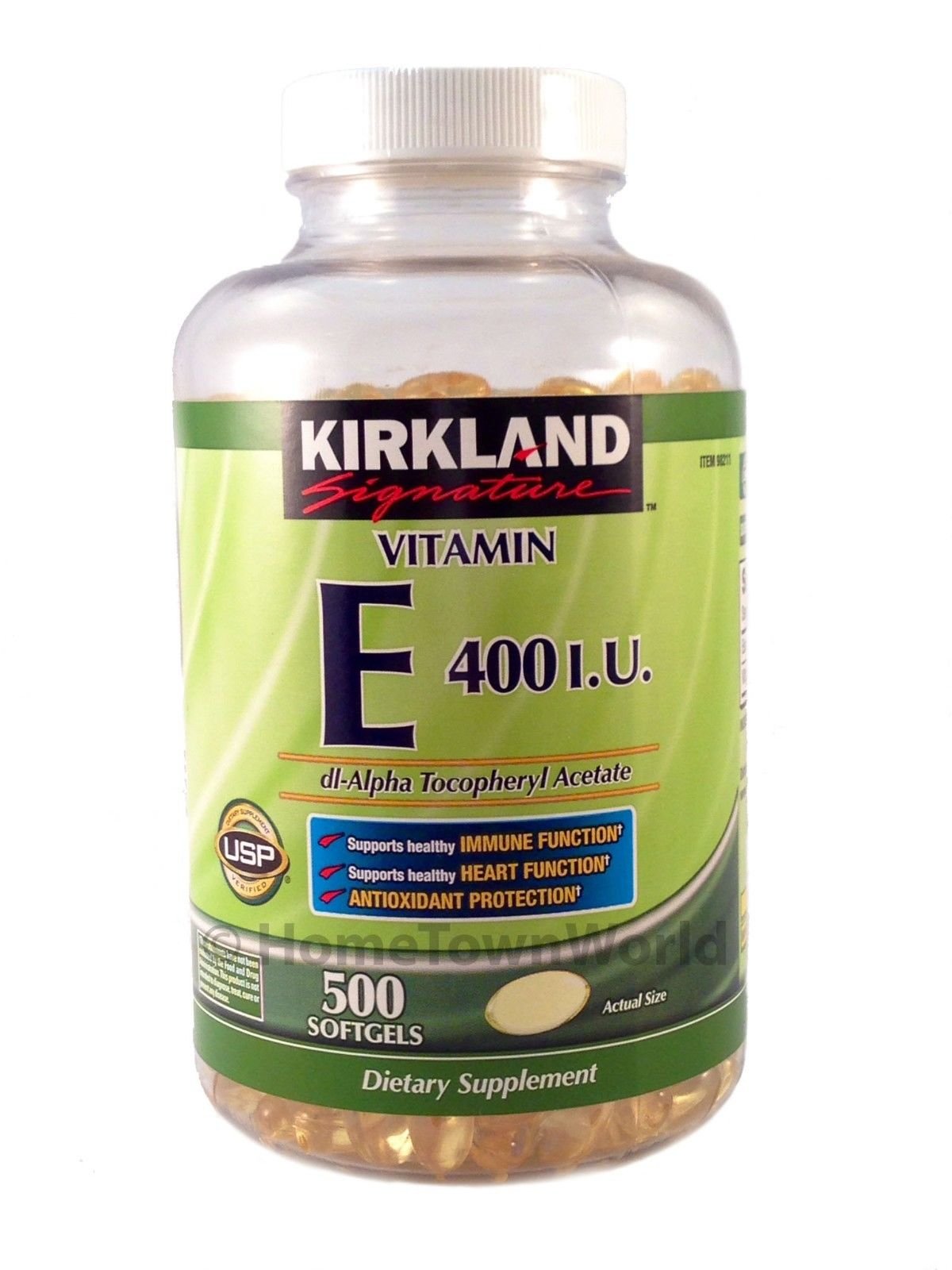 Vitamin E 400 IU 500 Softgels | Immune Support & Antioxidant