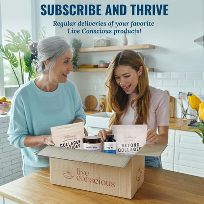 Live Conscious KrillWell Joint & Cognitive Support | Certified Sustainable Krill Oil 2x More Effective Than Fish Oil (Pack of 2)