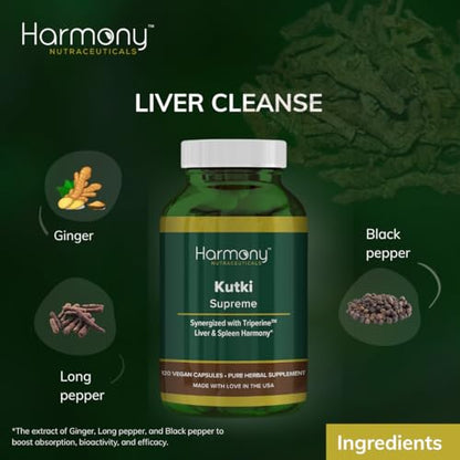 Kutki Supreme - Ayurvedic Liver & Immune Support, 120 Vegan Capsules