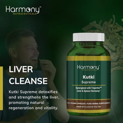 Kutki Supreme - Ayurvedic Liver & Immune Support, 120 Vegan Capsules