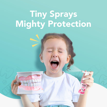 LAB52 Kids Oral Spray – Fluoride Free Xylitol Strawberry Flavor for Newborn to Preschoolers | Daily Oral Care & Fresh Breath