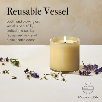 LAFCO New York Signature Candle Chamomile Lavender – 15.5 oz, 2 Pack, 90-Hour Burn Time