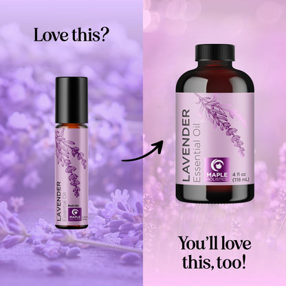 Lavender Essential Oil Roll-On – Calming Sleep & Relaxation (3-Pack)