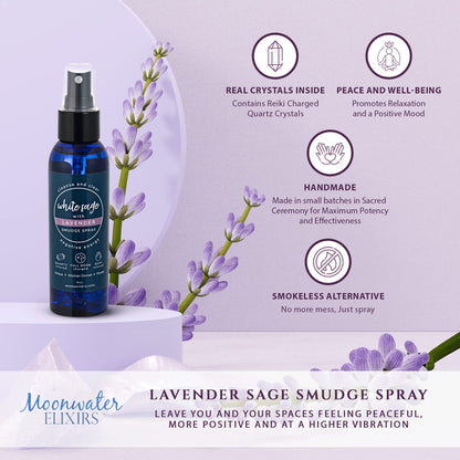 Lavender Sage Aromatherapy Spray – Spiritual Cleansing & Aura Protection (4oz)