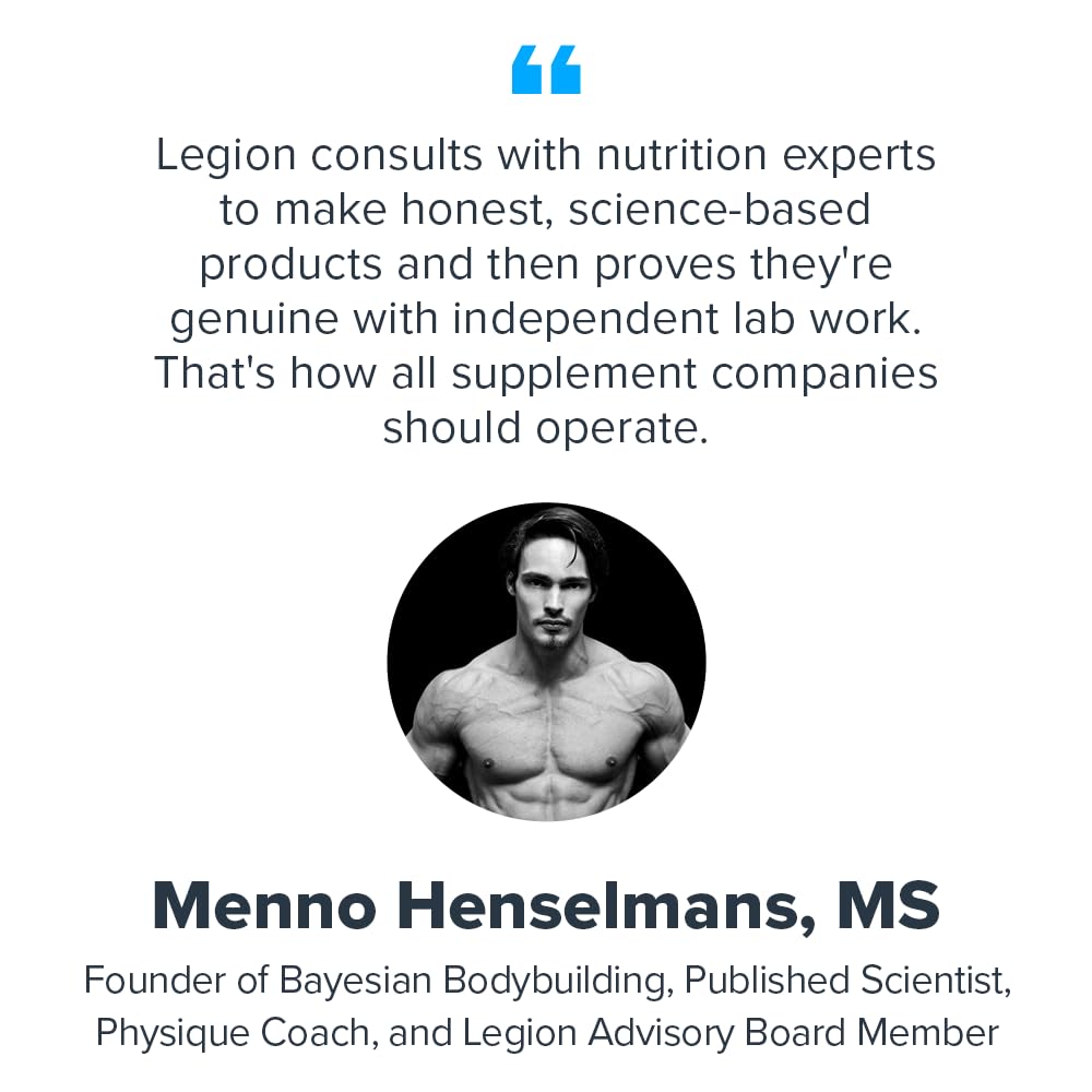 LEGION DHEA 50mg - Hormone Balance, Energy & Immune Support (Non-GMO, Gluten-Free)