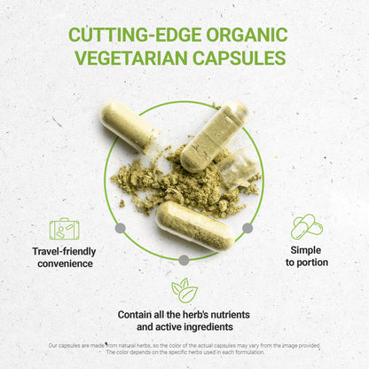 Secrets of the Tribe Lemongrass Capsules | USDA Organic, Vegetarian Herbal Supplement (60 Count)