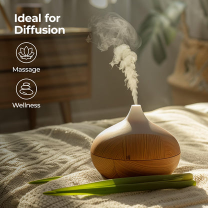 Healing Solutions Organic Lemongrass Essential Oil - 16oz Bulk for Aromatherapy