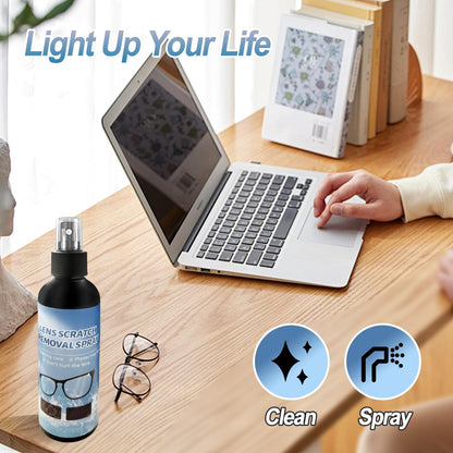 3Pcs Lens Scratch Remover Spray for Glasses – 100ml Eyeglass Repair Fluid