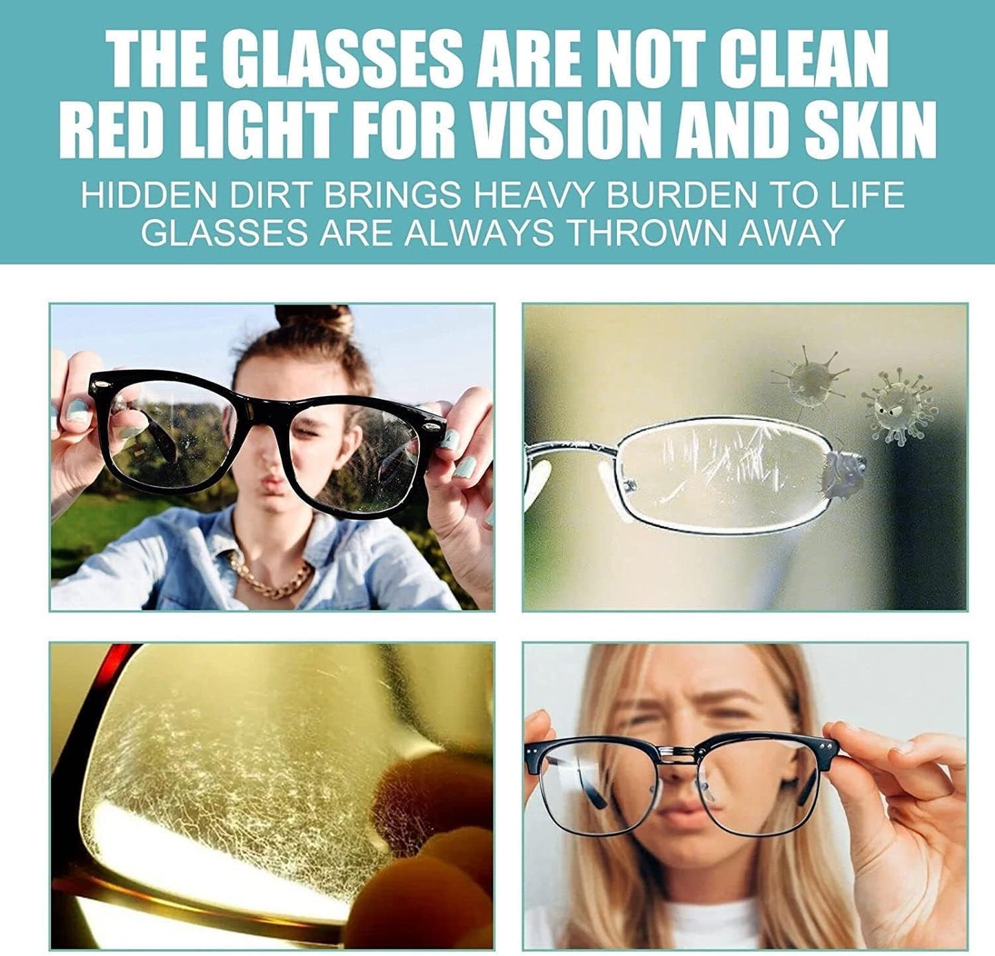 Lens Scratch Remover for Eyeglasses – Pack of 2 (3.38 fl oz each)