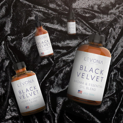Levona Scents: Black Velvette Diffuser Oils – Woody Citrus with Oakmoss, White Musk & Sandalwood