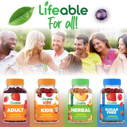 Lifeable Cranberry Gummies for Women – 60 Count | 25,000 mg Equivalent
