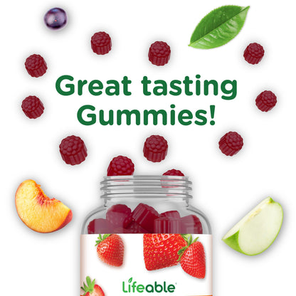 Lifeable Cranberry Gummies for Women – 60 Count | 25,000 mg Equivalent