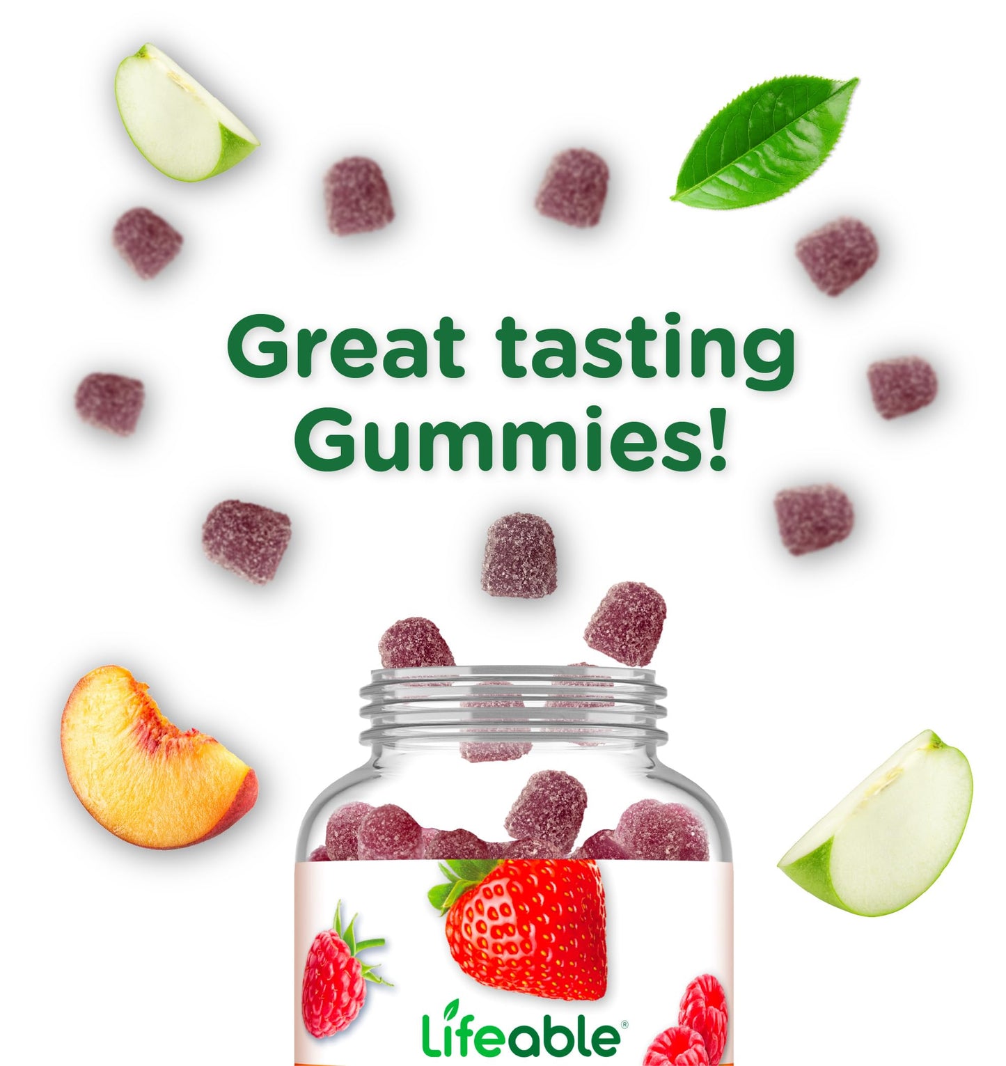 Lifeable Sugar Free Elderberry Gummies for Kids – Immune Support, 60 Gummies