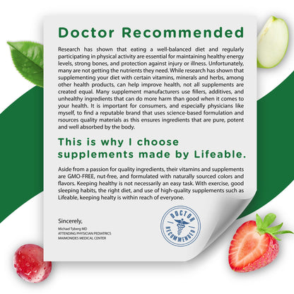 Lifeable Postnatal Multivitamin with Iron, Choline & Iodine – 90 Gummies | Lactation Support