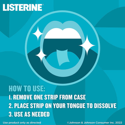 Listerine Cool Mint PocketPaks Breath Strips – 12-Pack (24 Strips Each)