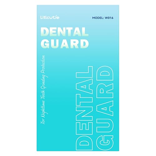 Litlcutie Mouth Guard for Grinding Teeth at Night – 4 Pack, 2 Sizes, Spearmint Green