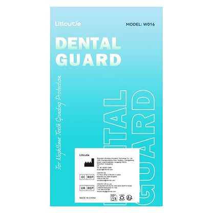 Litlcutie Night Mouth Guard for Teeth Grinding – 4 Pcs, 2 Sizes, Clear