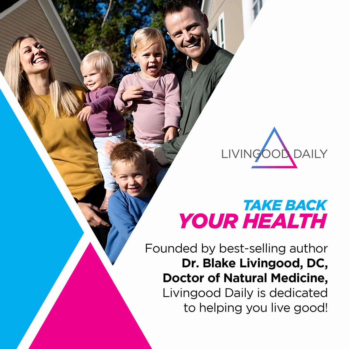 Livingood Daily Pre Pro Post Biotics Blend Powder – 3-in-1 Digestive Support