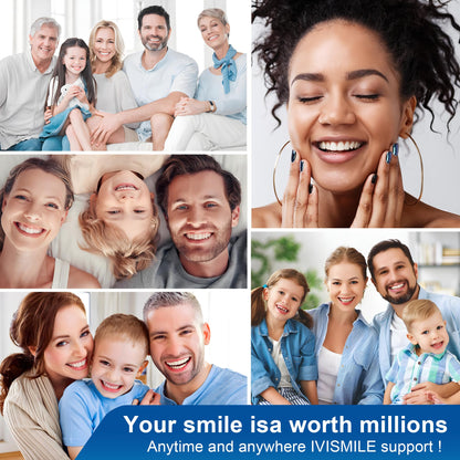 LUCKIN SMILE 10pcs Teeth Whitening Gel Refill – 35% Carbamide Peroxide, Gentle on Sensitive Teeth