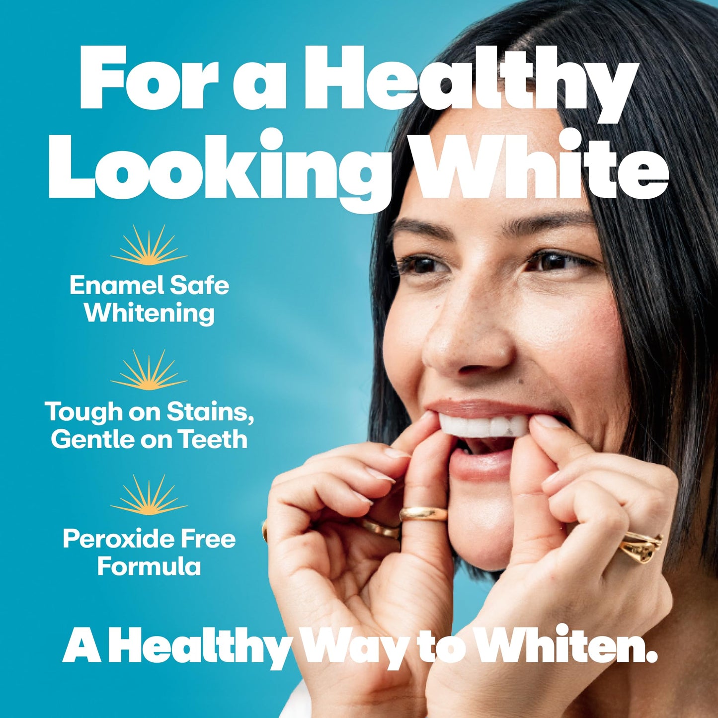Lumineux Teeth Whitening Strips Kit – 9 Treatments | Peroxide Free, Enamel Safe, Sensitivity Free, Dentist Formulated