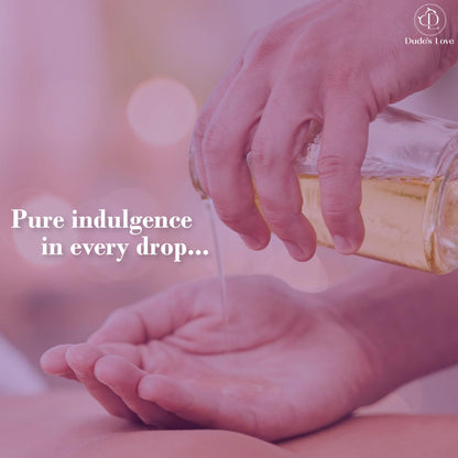 Lush Love Body Massage Oil – 100% Organic & Natural Oils | No Mineral Oil or Silicones | Non-Greasy Formula – 222ml