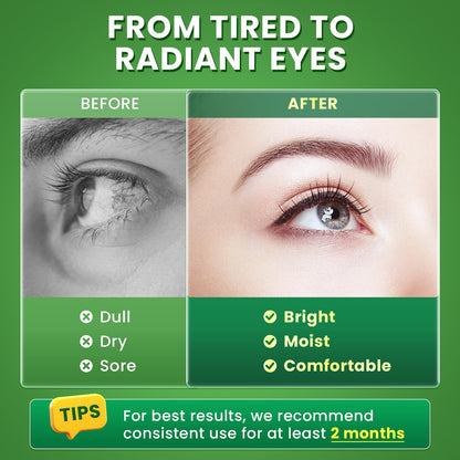 Lutein & Zeaxanthin AREDS 2 Eye Vitamins - Bilberry, Astaxanthin & Ginkgo - 60 Capsules