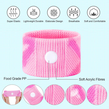 LYJEE Motion Sickness Bands for Kids — Travel Nausea Relief Wristbands for Car, Sea, and Flight