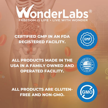 Wonder Laboratories Proteolytic Enzymes – Bromelain, Papain, Pancreatin 550 mg | 100 Tablets | Amylase, Lipase, Protease | Made in USA