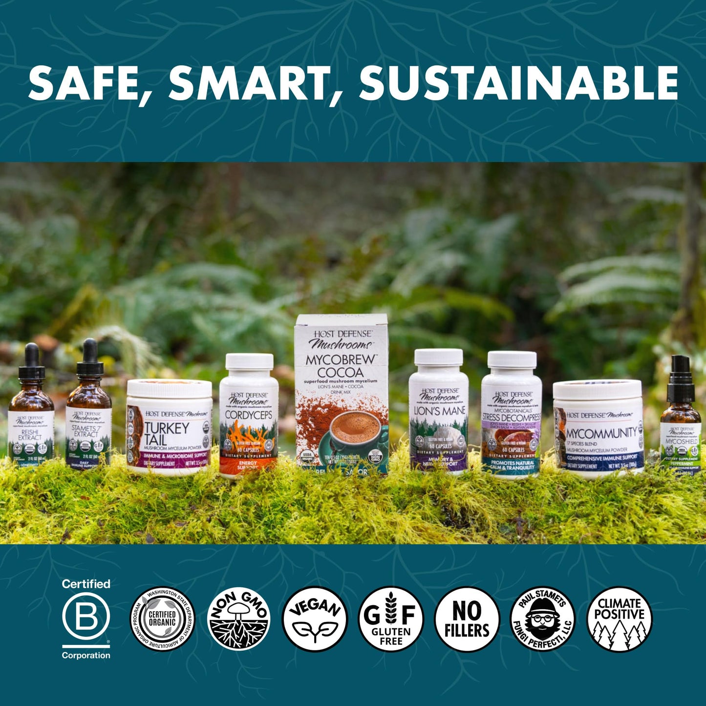 Host Defense Reishi Extract - Heart & Immune Support | 1 fl oz