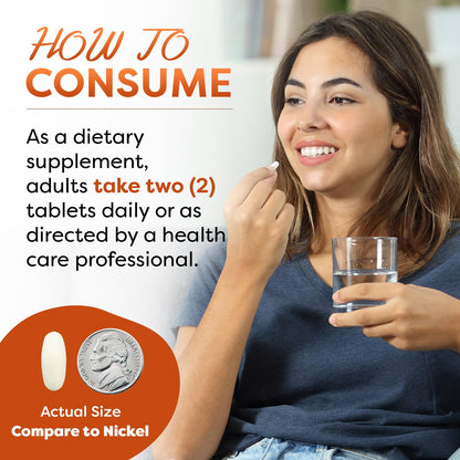 Best Naturals Magnesium Citrate 400 mg - 250 Tablets | Elemental 400 mg per 2 Tablets