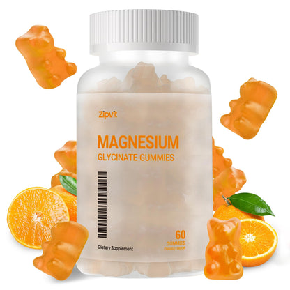 Magnesium Glycinate Gummies 1000mg – Sugar Free, Mood & Sleep Support