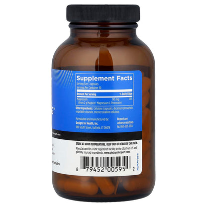 Designs for Sport NeuroMag - Supports Brain Health & Function* - With Magtein Magnesium L-Threonate - Vegetarian - 90 Capsules, 30 Servings