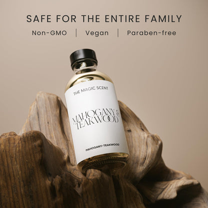 The Magic Scent Mahogany & Teakwood Diffuser Oil – Luxury Hotel & Home Fragrance (8.5 fl oz / 250 mL)
