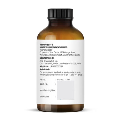 Majestic Pure Lemongrass Essential Oil - 100% Pure & Natural, Glass Dropper, 4 Fl Oz (Pack of 2)