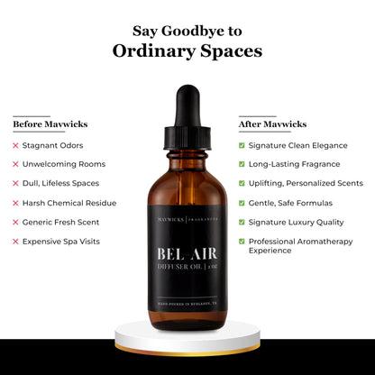 Mavwicks Bel-Aire Diffuser Oil – 2oz Premium Blend
