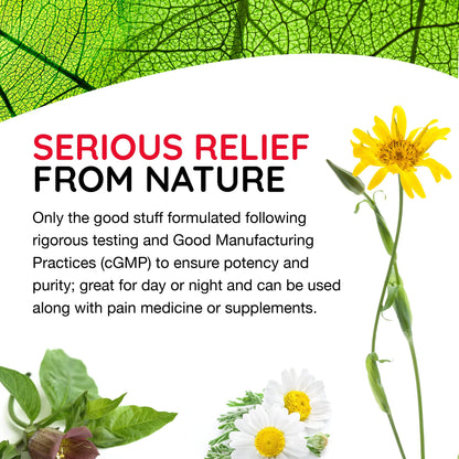 MediNatura T-Relief Arnica +12 Natural Relieving Actives - 3 Pack, 100 Tablets