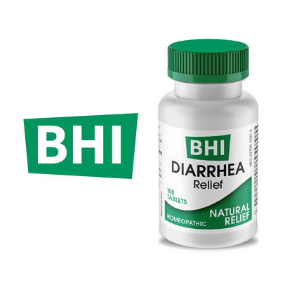 MediNatura BHI Diarrhea Relief | Fast-Acting Natural Homeopathic Tablets (100)