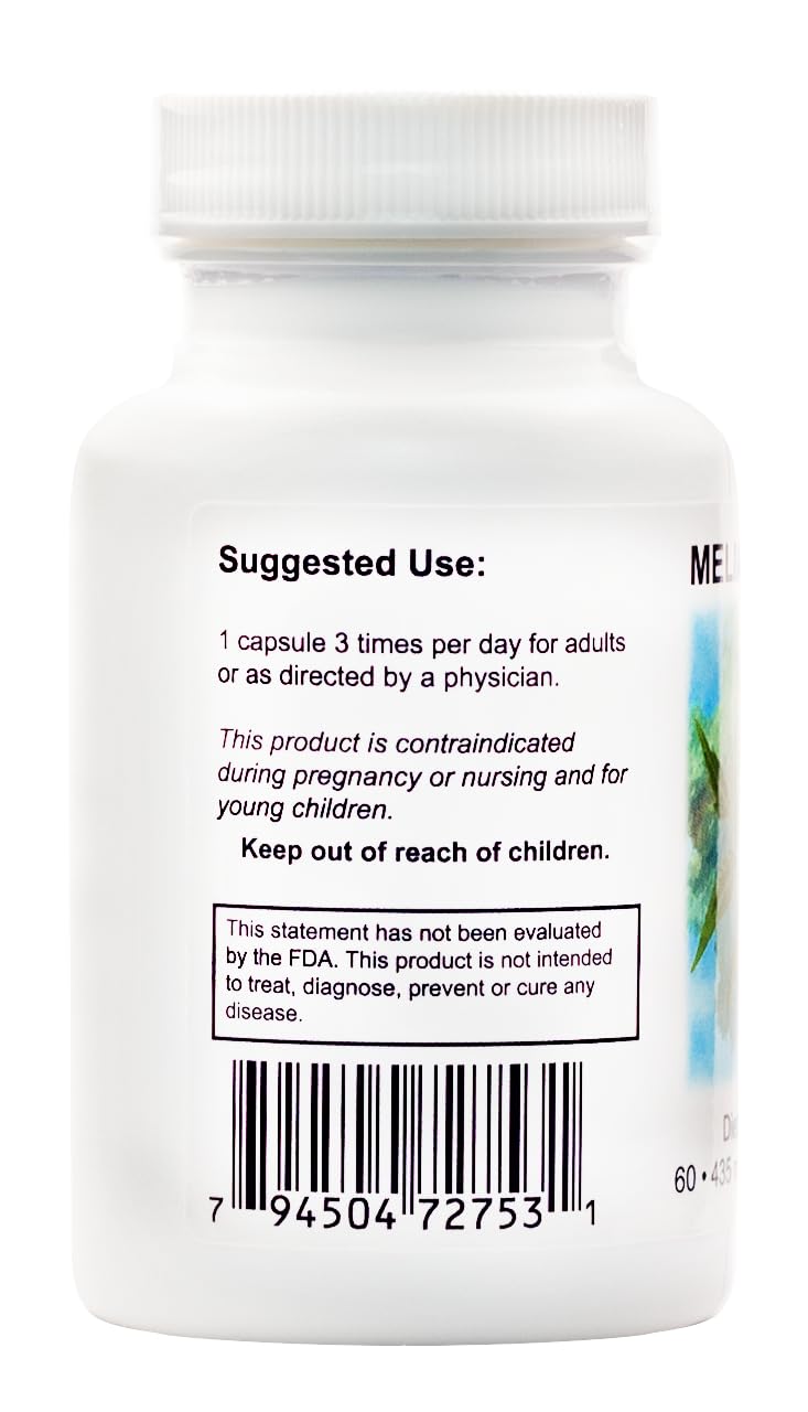 Melia Supreme Neem Leaf Capsules - 60 Vegetarian Capsules