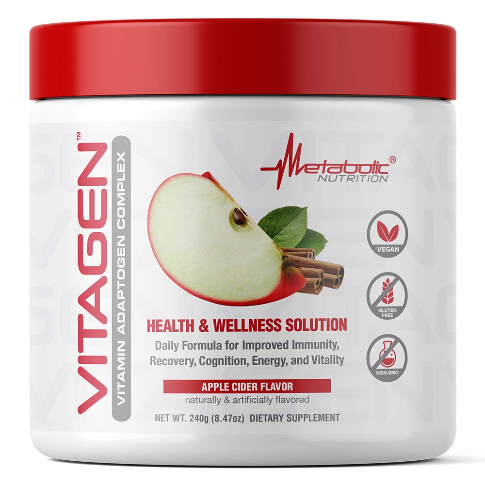 Metabolic Nutrition Vitagen Vitamin Adaptogen Complex – 240 g | Immune Support & Energy
