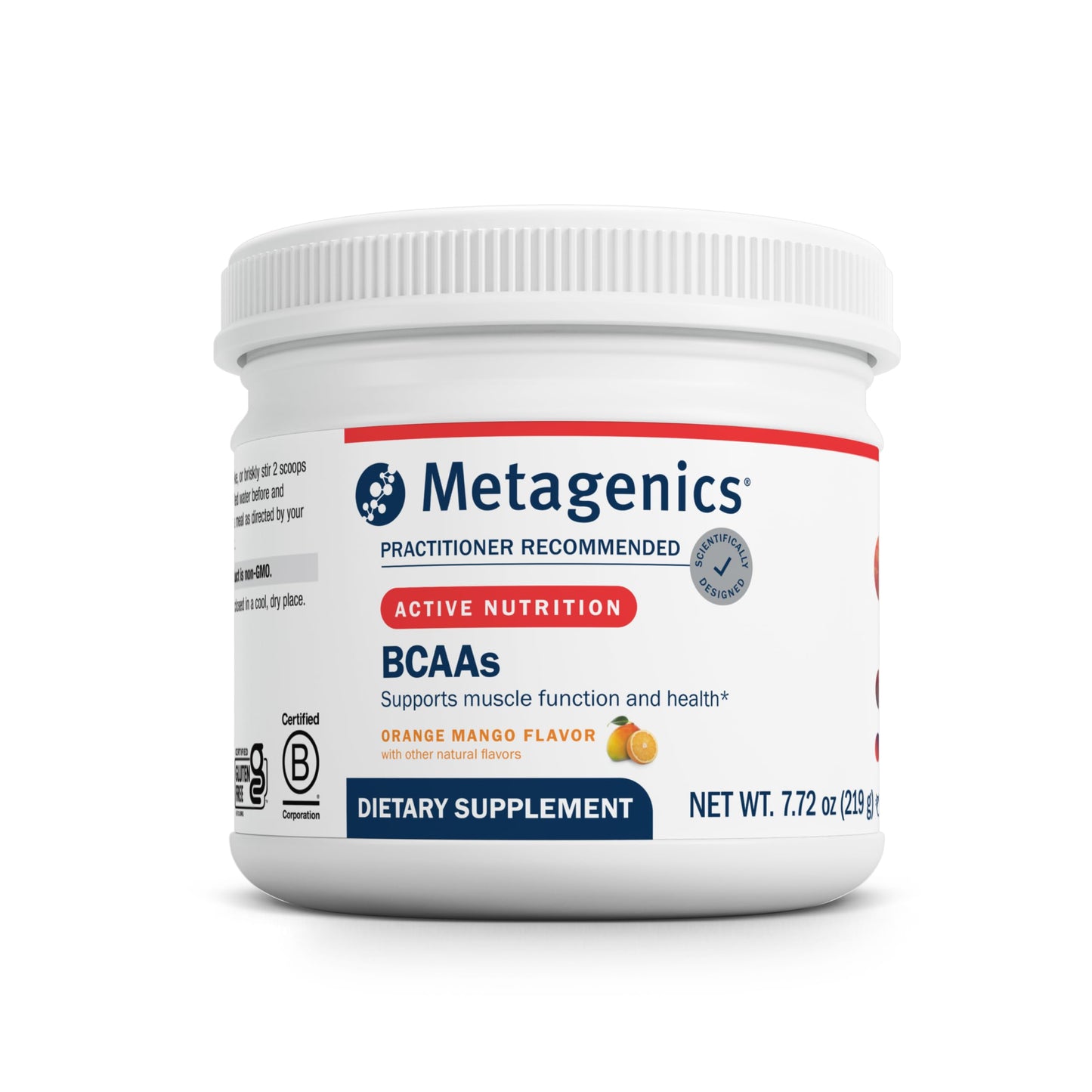 Metagenics BCAAs Powder – Orange Mango 2:1:1, 30 Servings