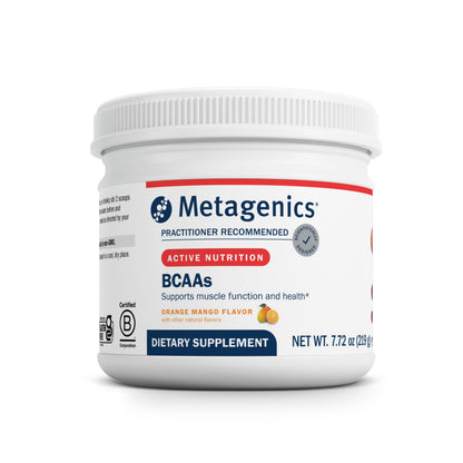 Metagenics BCAAs Powder – Orange Mango 2:1:1, 30 Servings